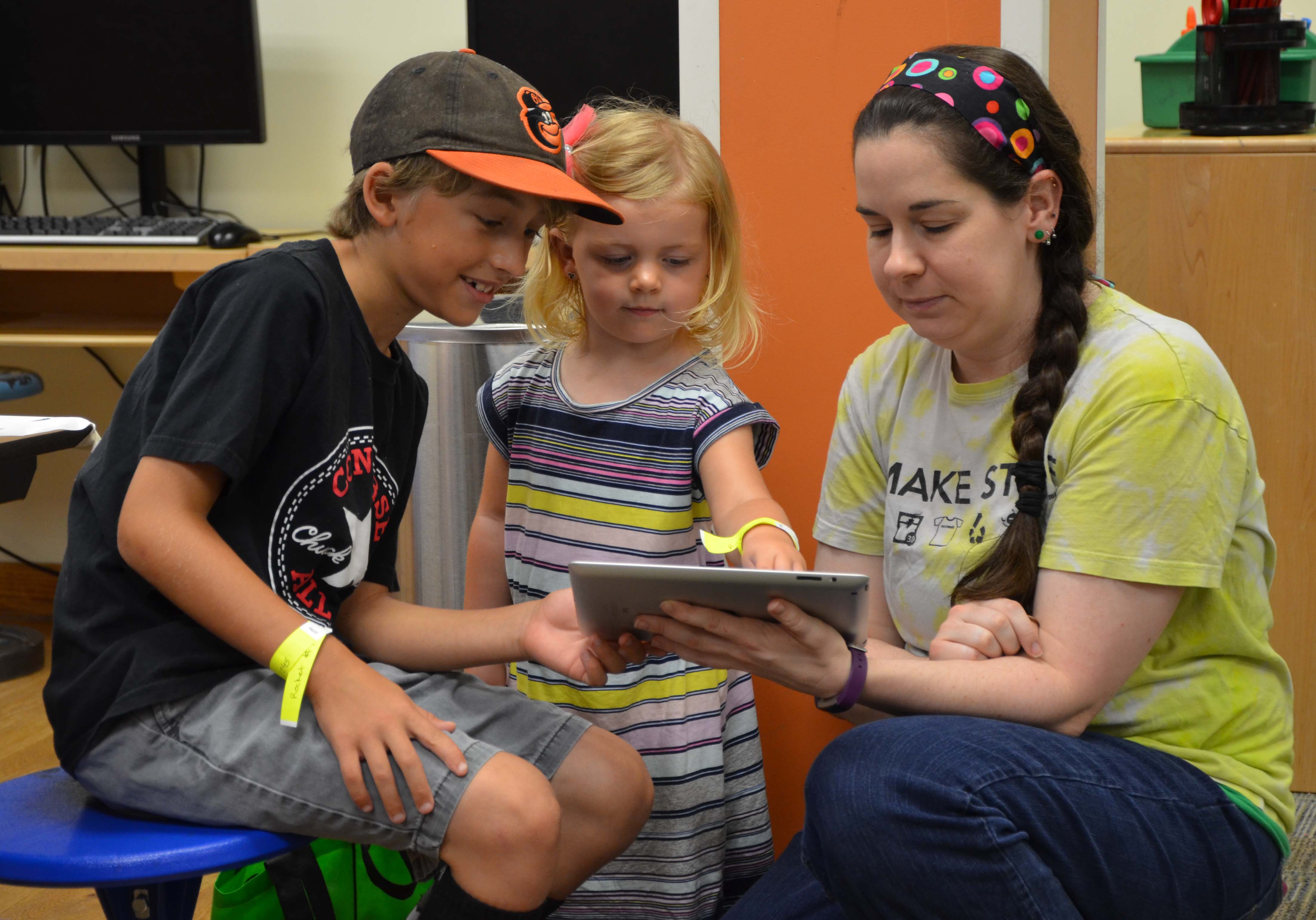 Children and Teacher Tablet